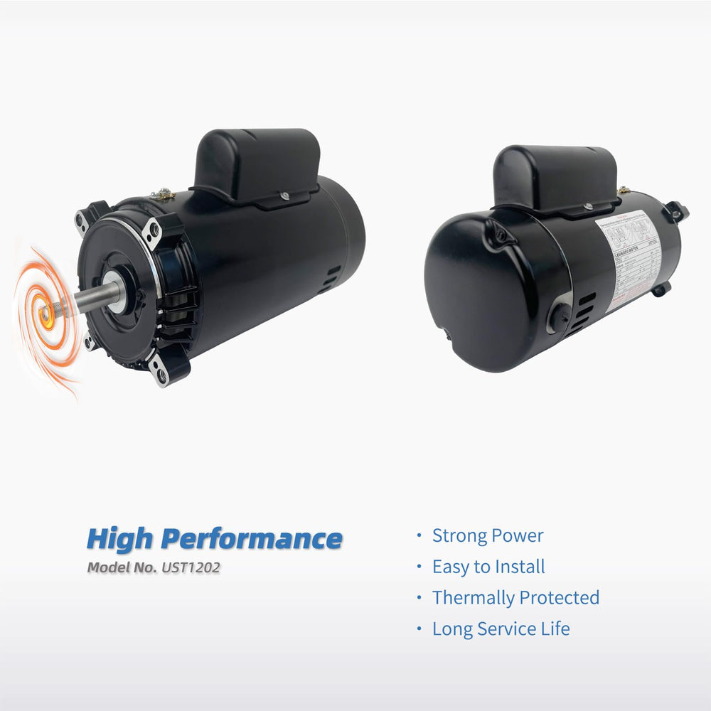 LEUNGOO packaged motor with seal kit and warranty documents for quick install