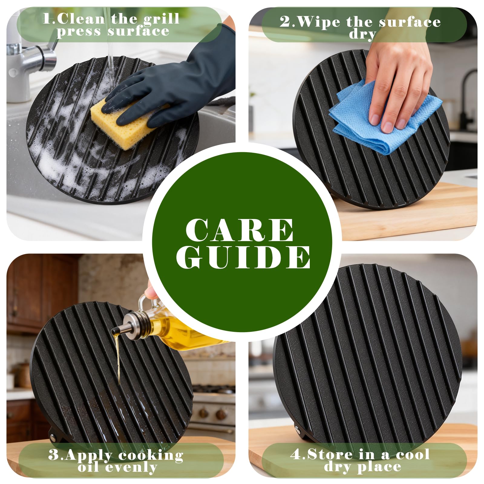 LEVIASHER lifestyle shot on backyard grill illustrating portability and outdoor use