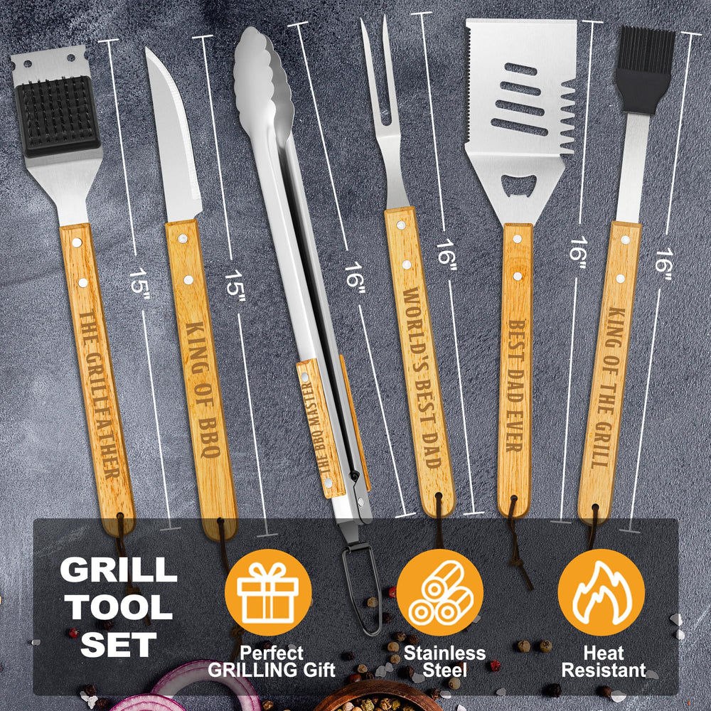 LEWARAN tools in use at a backyard grill demonstrating durability and performance