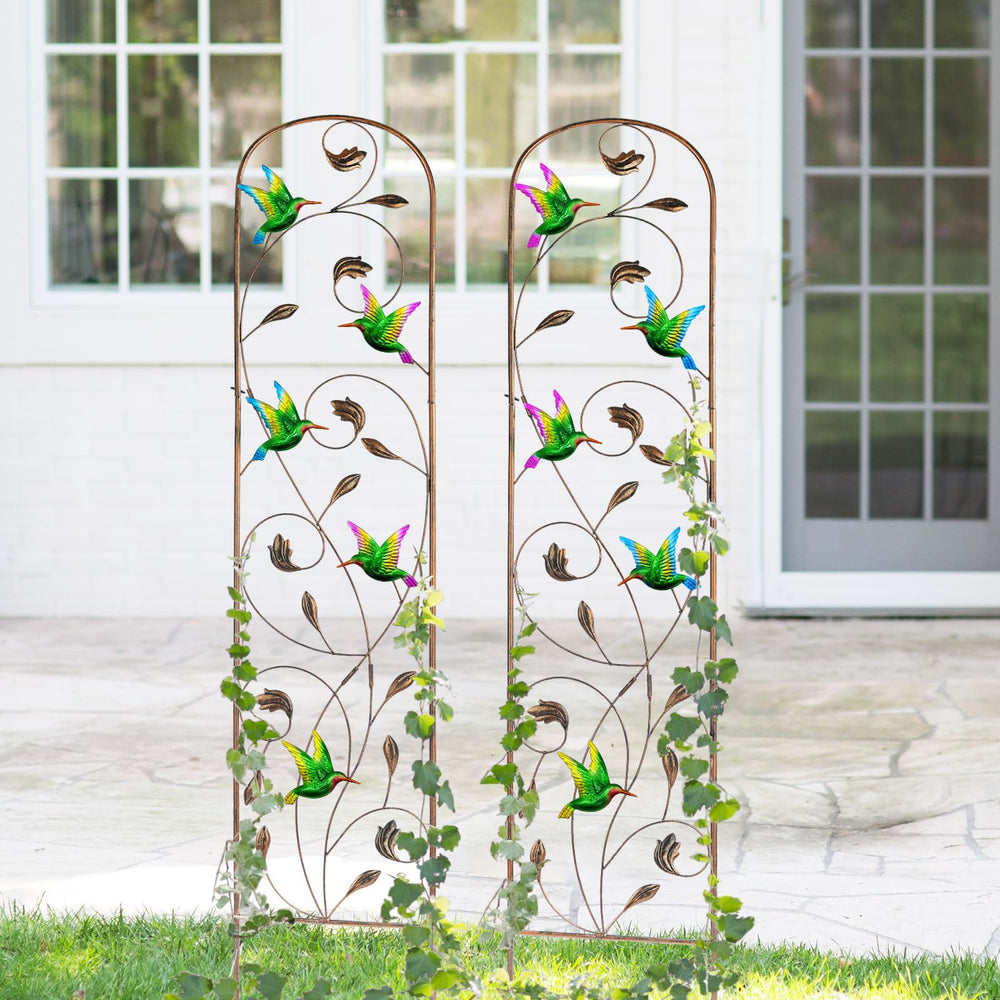 LEWIS&WAYNE trellis beside ruler to show 60-inch height and scale