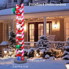 Lewondr close-up of Santa snowman and reindeer characters for charming detail