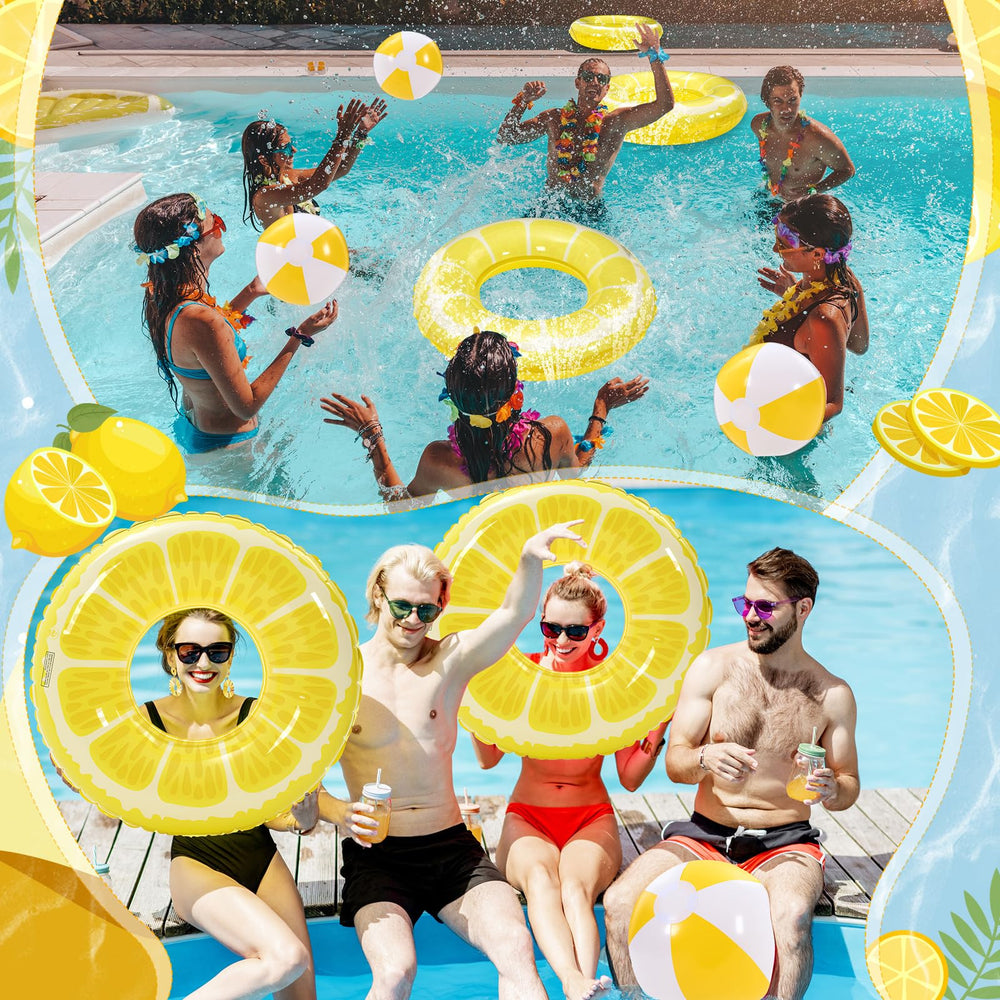 Lewtemi beach ball in use on water adding playful decor and activity