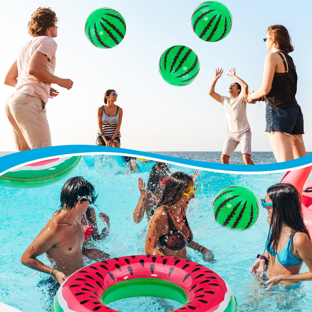 Lewtemi beach ball in play with adults demonstrating group fun and portability benefit
