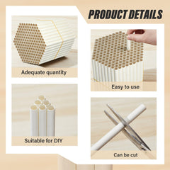 Lewtemi paper tube texture showing sturdy recyclable material benefit