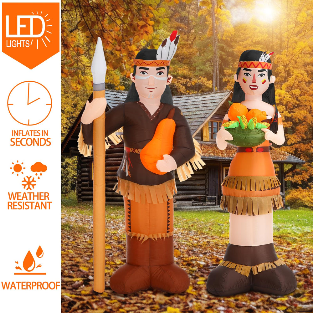Leyndo blower and stakes setup demonstrating quick, secure installation