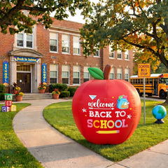 Leyndo giant apple front view showing bright design and welcoming focal point