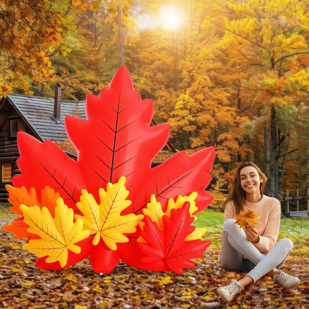 Leyndo in a backyard party scene adding autumn decor and welcoming glow