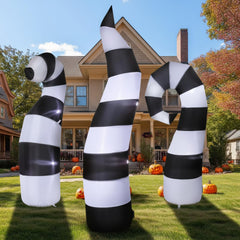 Leyndo side profile of an inflated worm revealing height and shape