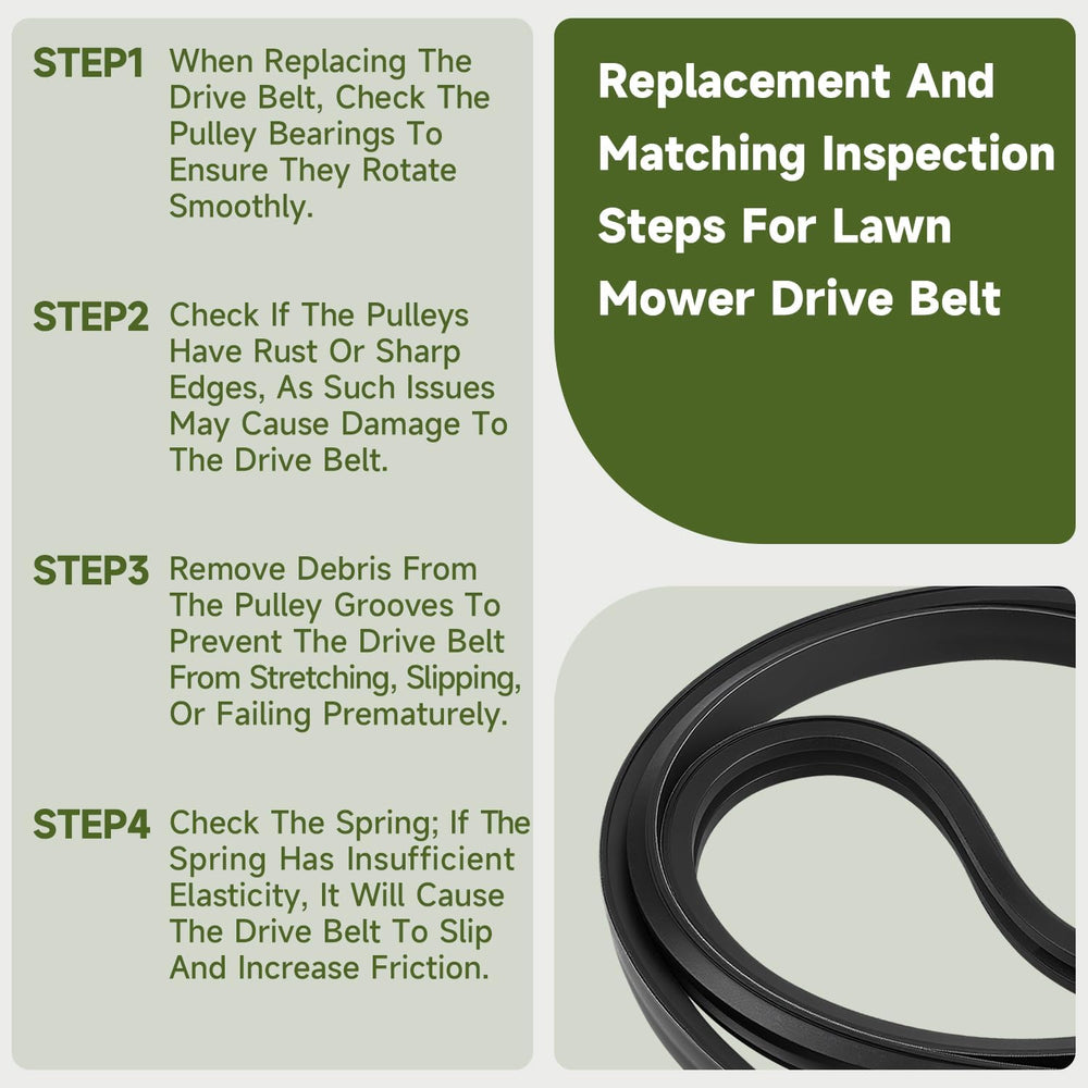 LEYURISE belt with tools ready for installation to speed replacement