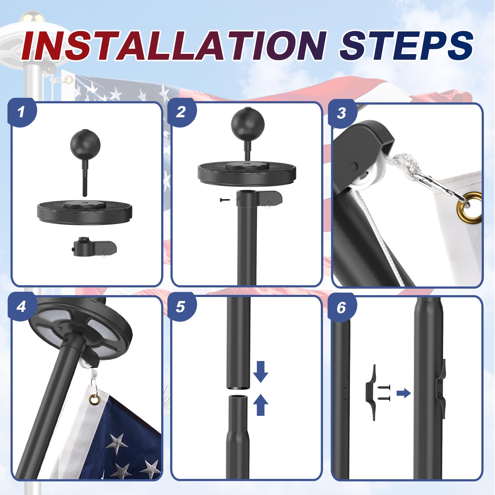 Lezbanz ball topper and alloy pulley truck detail showing secure hardware