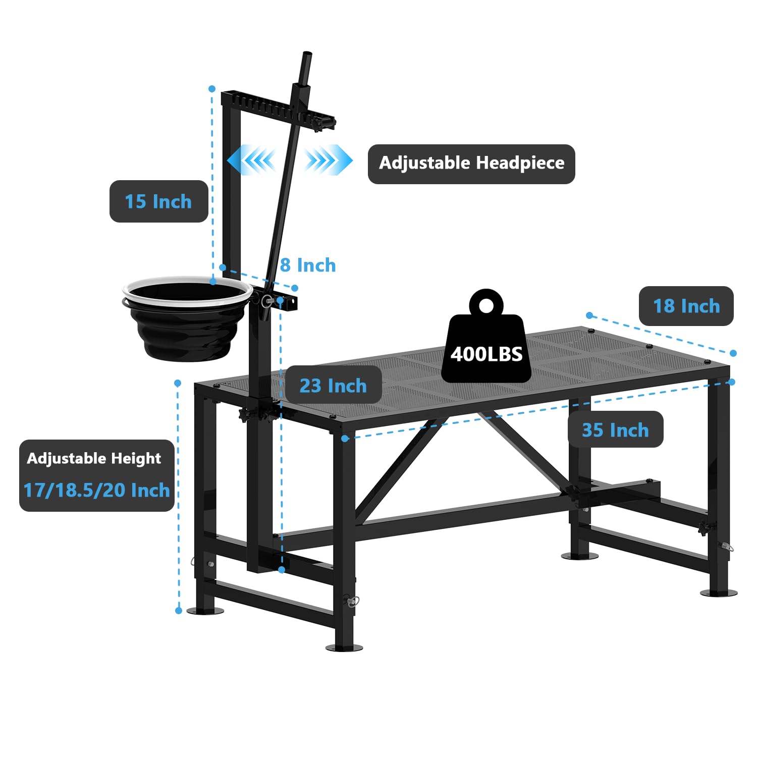 Lezbanz close-up weld and spray-coated finish illustrating rust resistance benefit