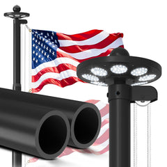 Lezbanz full height pole front view showing sturdy display benefit