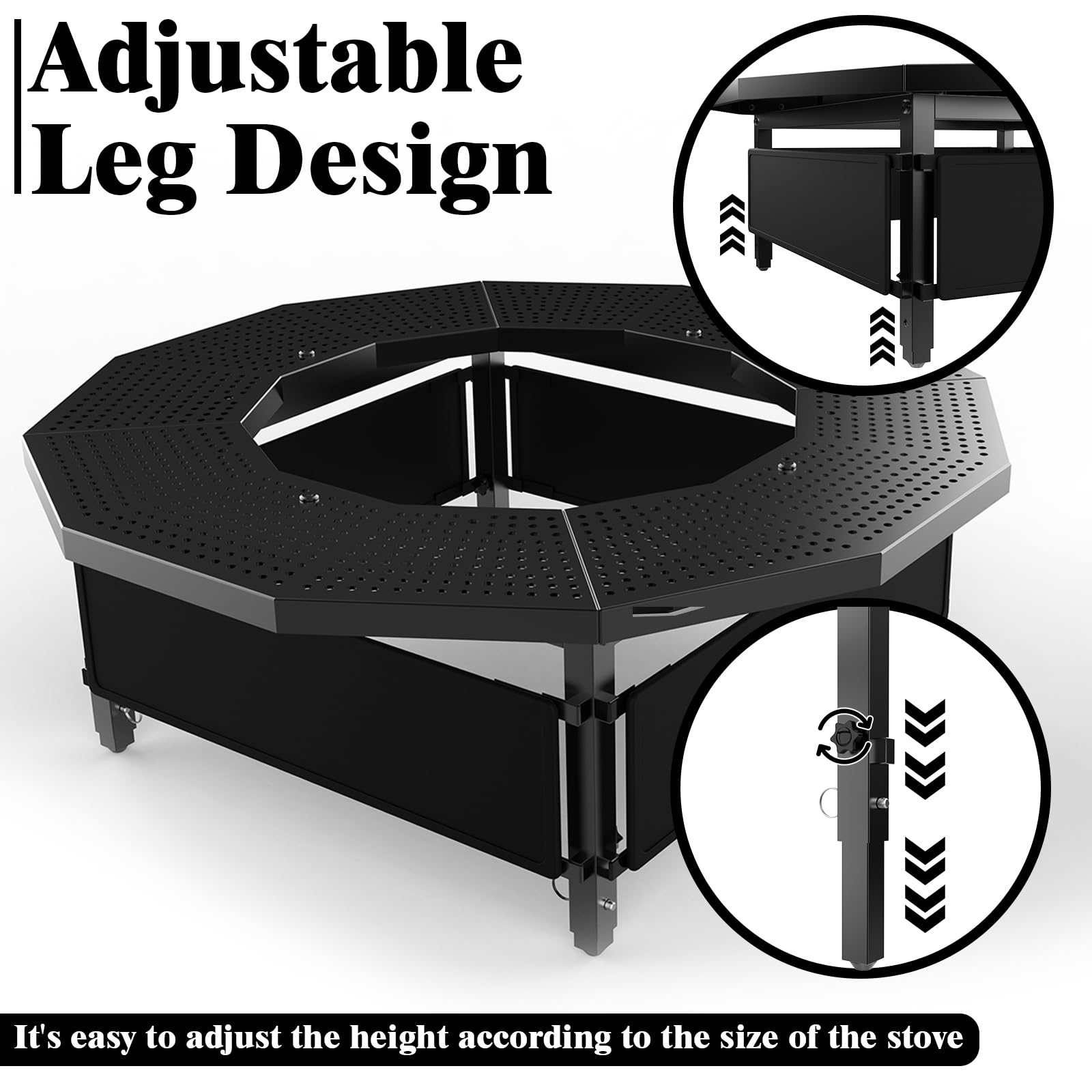 Lezbanz adjustable height mechanism showing secure fit and easy customization benefit