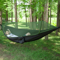 LFL hammock close-up of parachute nylon fabric offering durable comfort