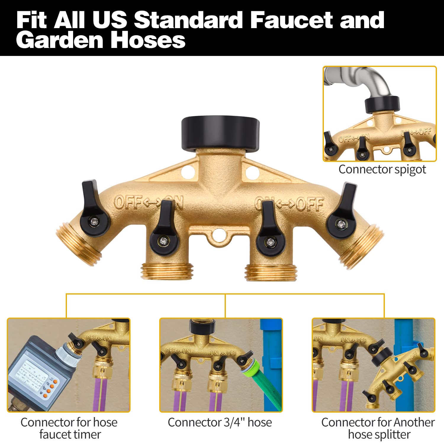 LFSEMINI installed on outdoor spigot demonstrating quick setup and use