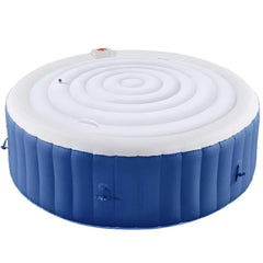 LFUTARI front view of inflatable hot tub cover showing full fit and easy protection