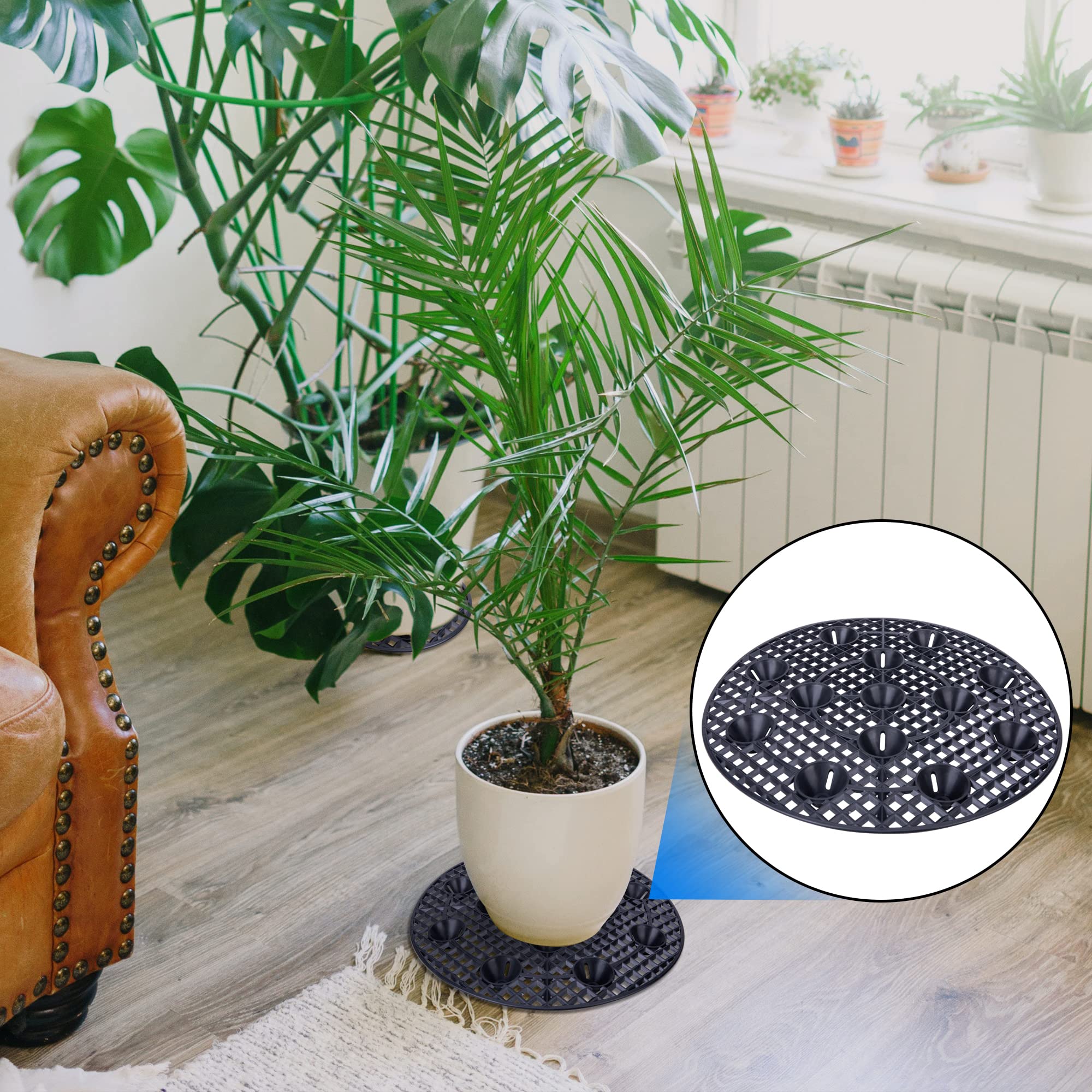 LFUTARI pot elevator under balcony planter preventing water damage