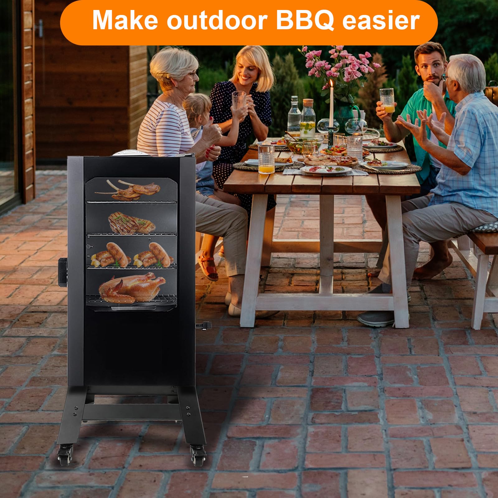 LGBWTUS raised smoker height comparison keeping unit off ground