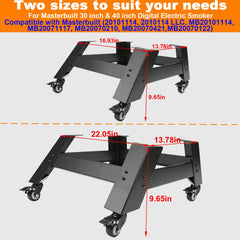 LGBWTUS side profile mounted to Masterbuilt 40 inch for better ergonomics