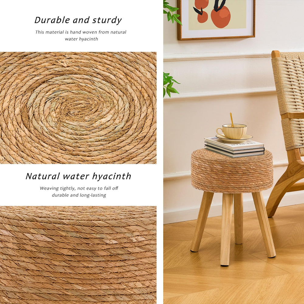 LGENHOOM pouf on balcony demonstrating outdoor-ready style and cozy seating