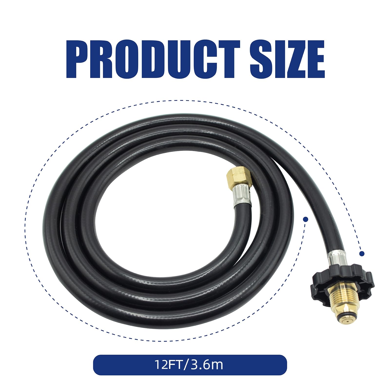 LGLVATV hose rubber texture close-up showing abrasion resistance and weather durability