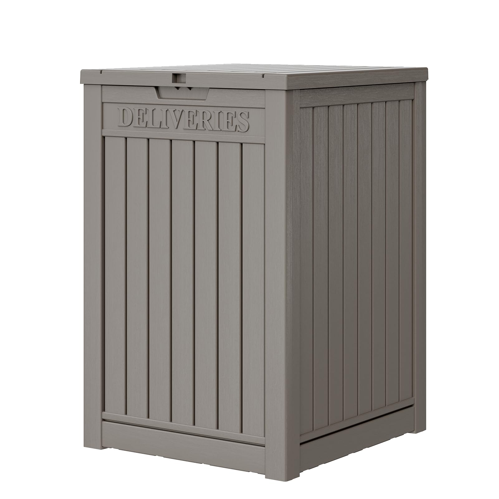 LHBGO front view of delivery box showing secure design and curb appeal