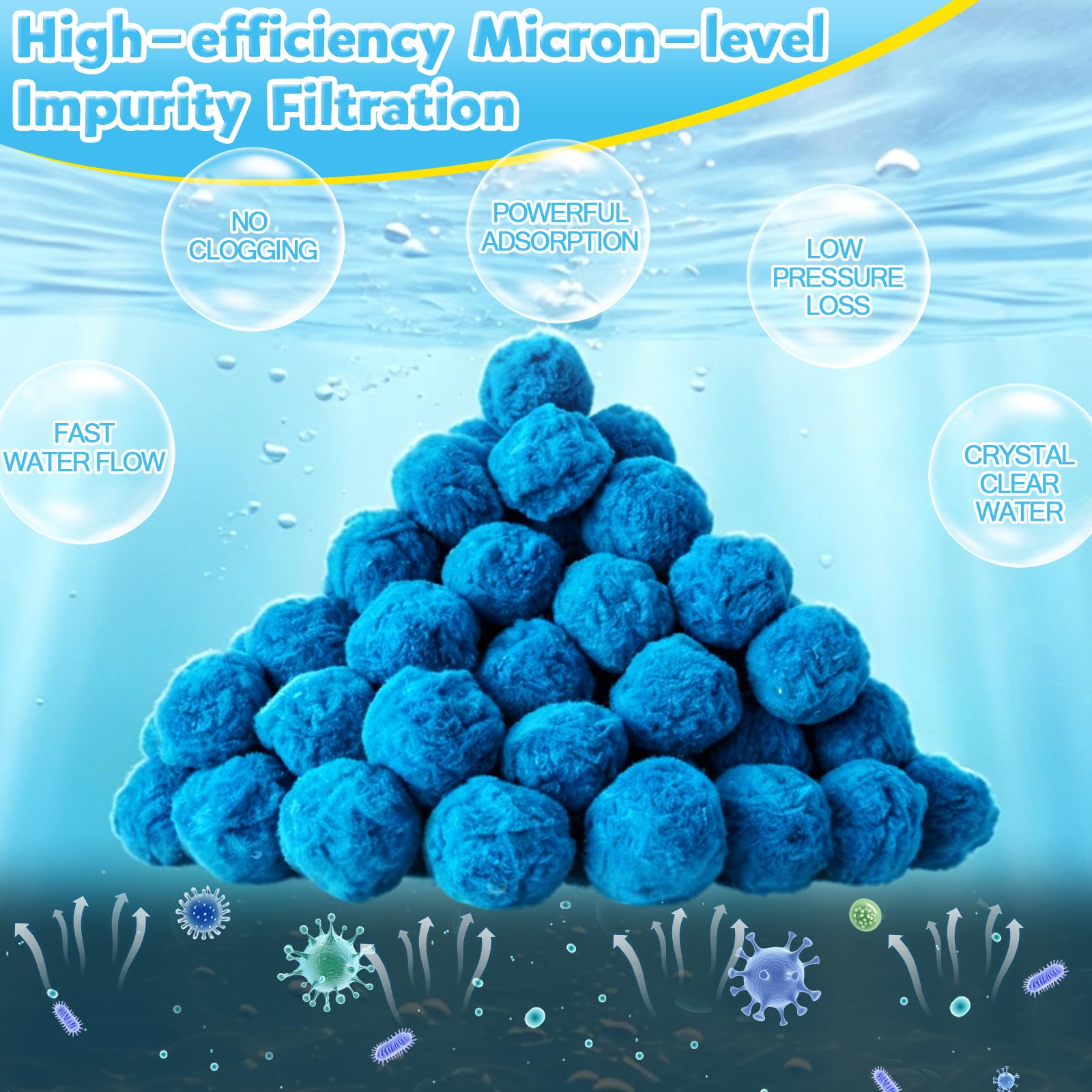 LHUKSGF close-up of polyester fiber texture highlighting fine particle capture