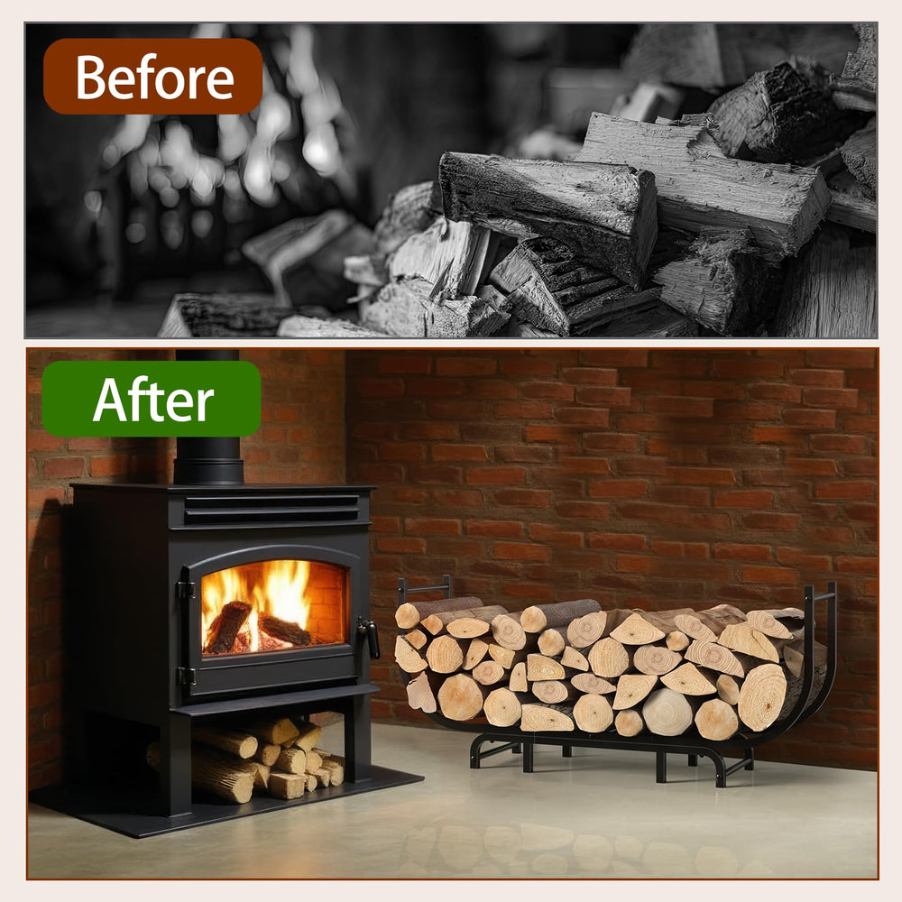 LIANTRAL loaded with split firewood demonstrating ample capacity and ventilation