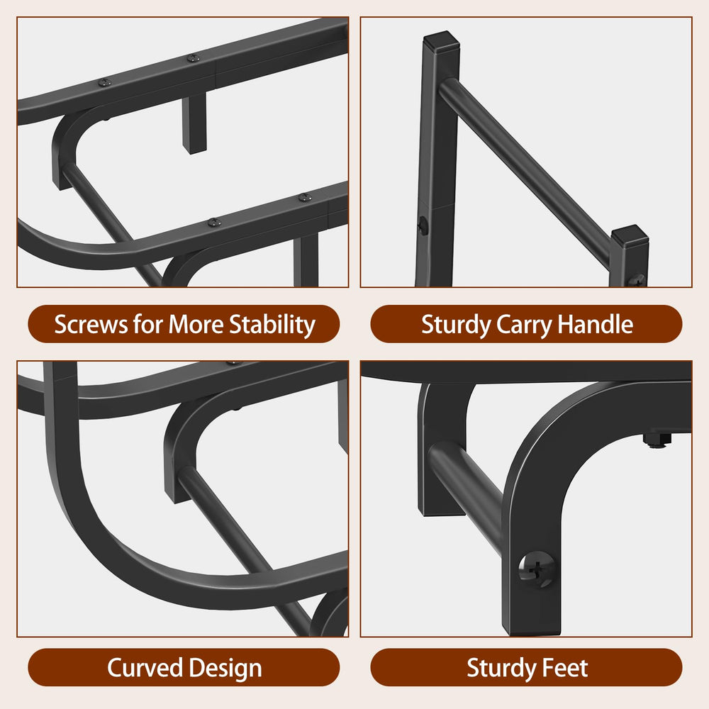 LIANTRAL side profile showing curved U-shape for stable, compact stacking