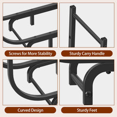 LIANTRAL side profile showing curved U-shape for stable, compact stacking