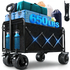 LIAPOTT front view of wagon showing large cargo area and easy loading benefit