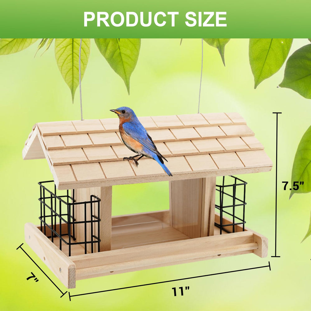 Liawm feeder with open roof for easy filling and fast maintenance