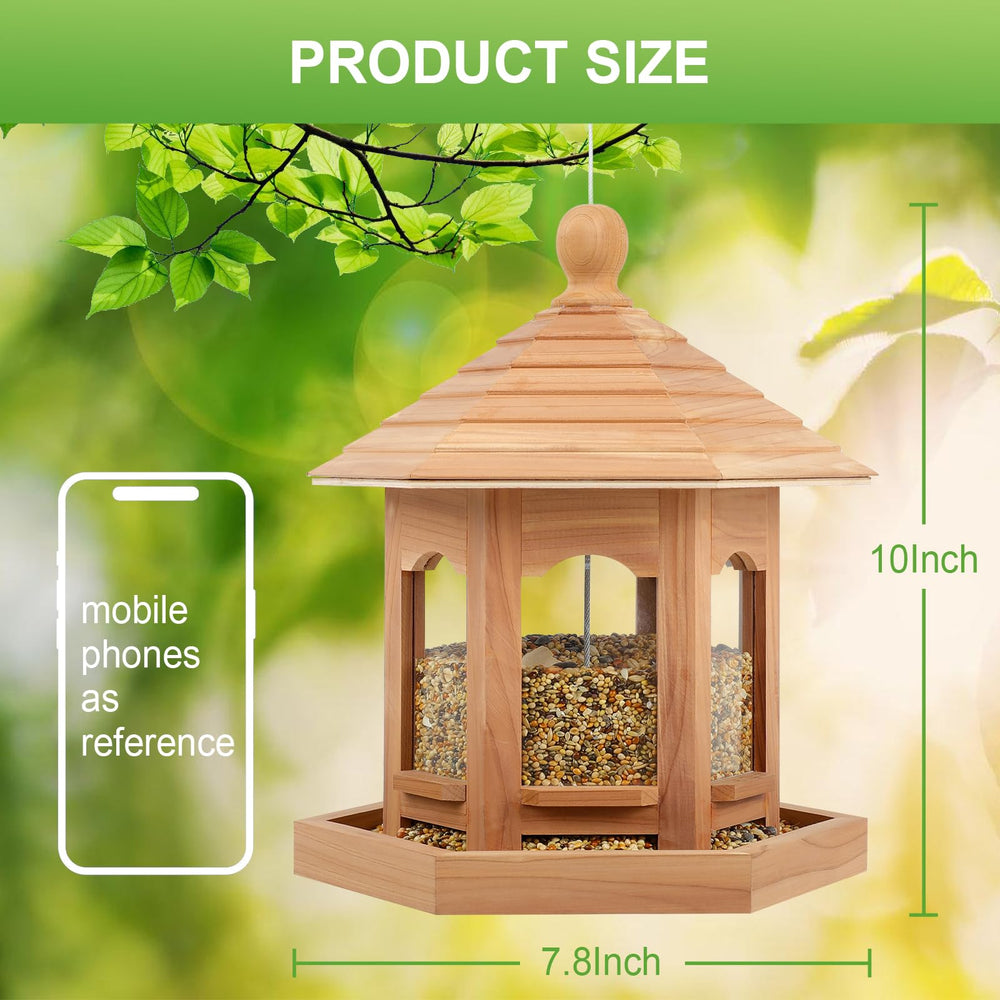 Liawm transparent baffle revealing seed visibility and dry-seed benefit