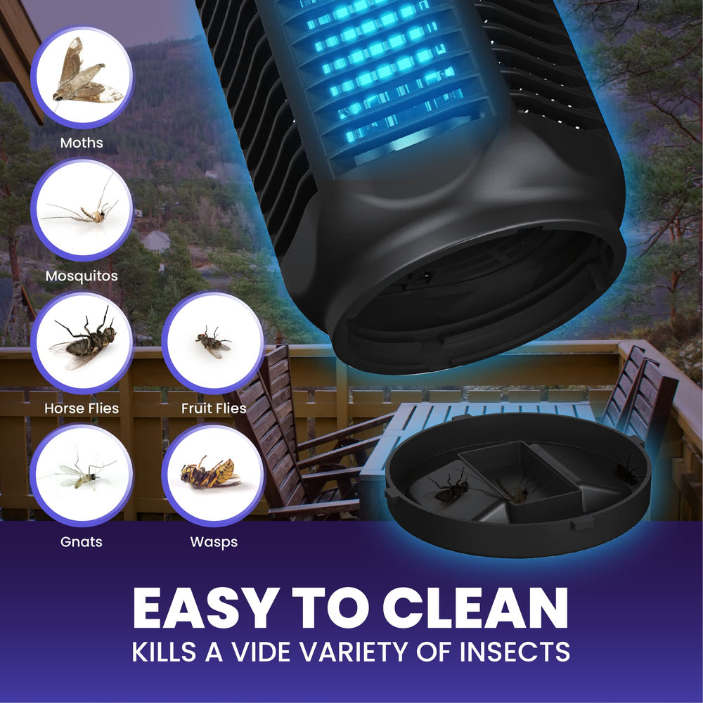 LiBa removable tray detail for easy cleaning and hygienic insect disposal