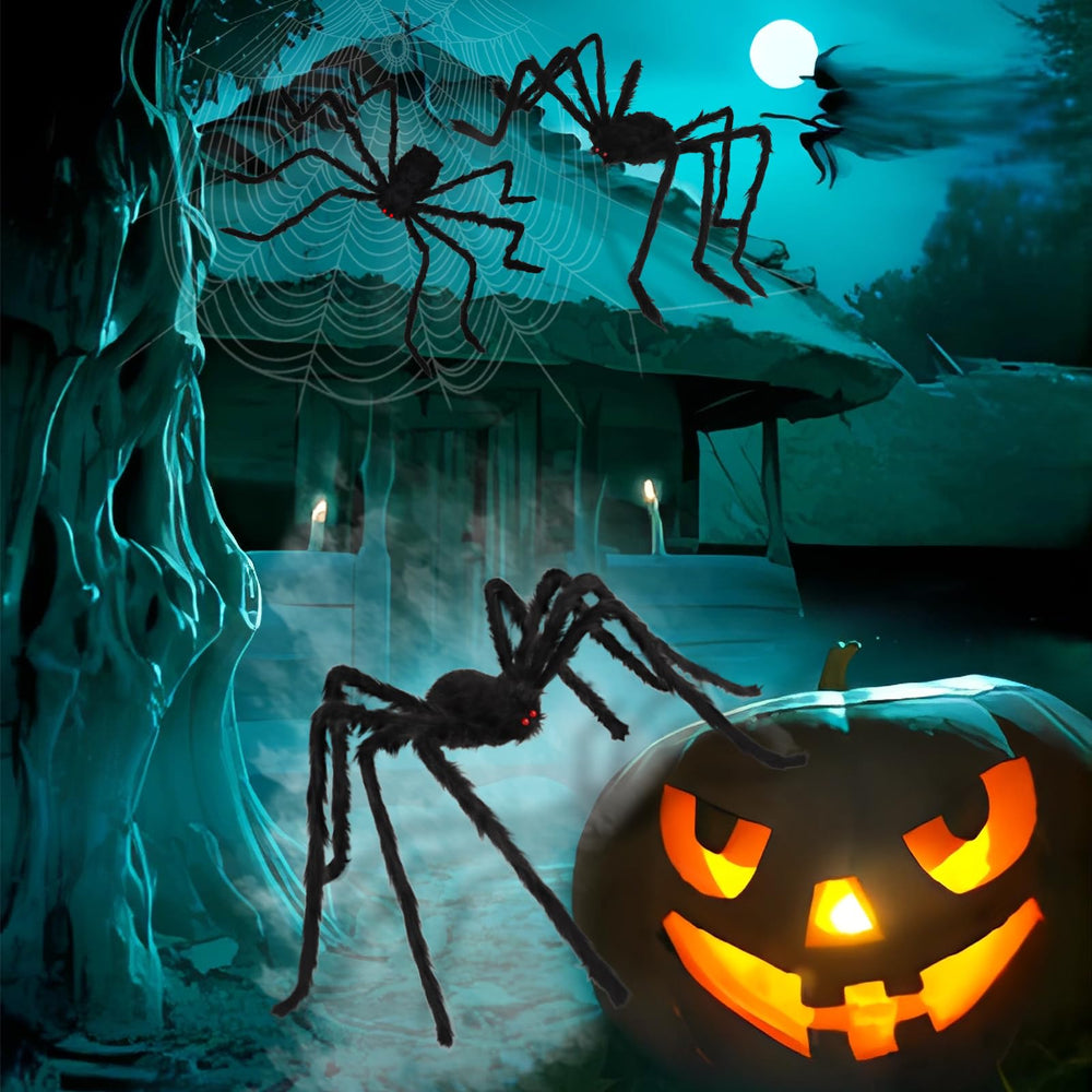 Libay spider next to doorway shows 6.6 ft scale for reference