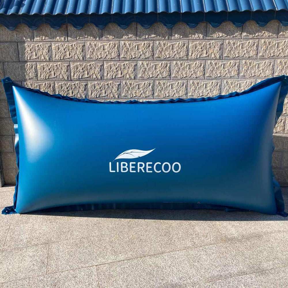 LIBERECOO pillow being cleaned and folded for compact off-season storage