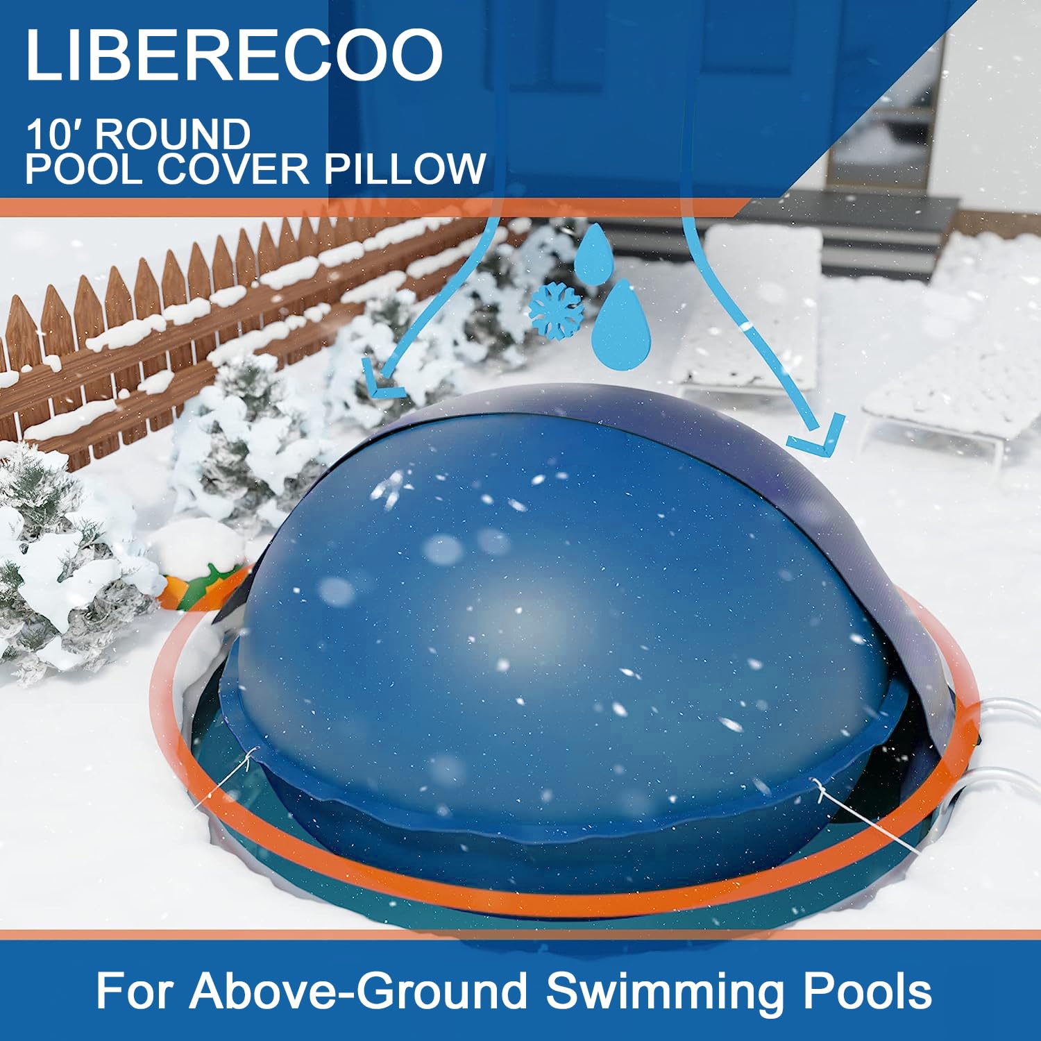 LIBERECOO close-up of 0.4mm PVC texture demonstrating cold resistance