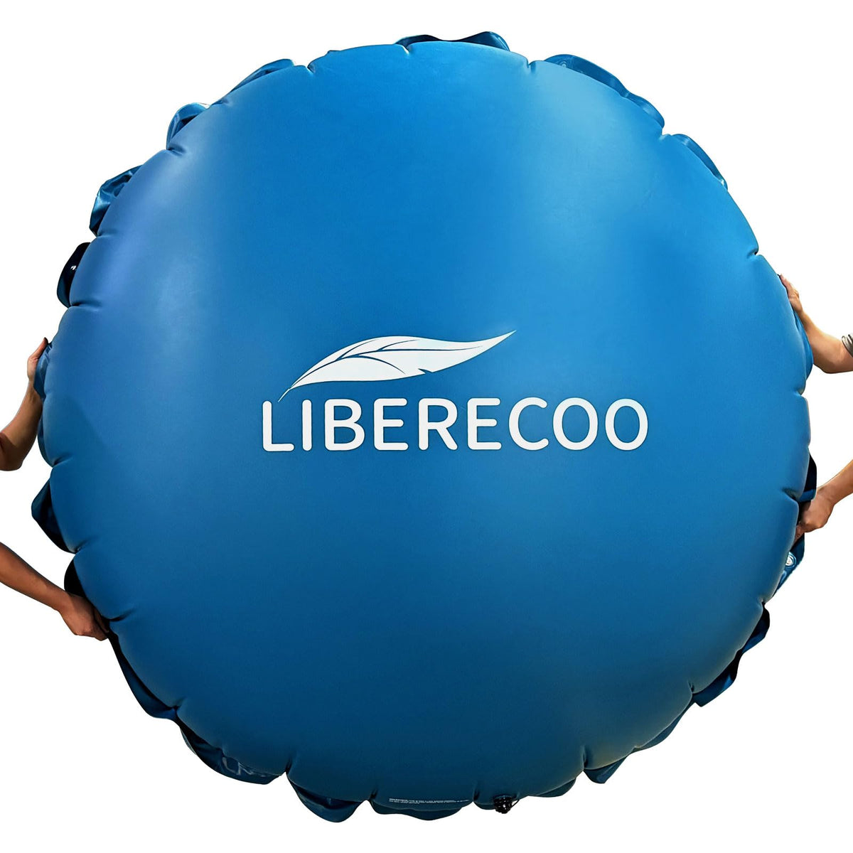 LIBERECOO front view of 10ft pool pillow showing durable design and protection