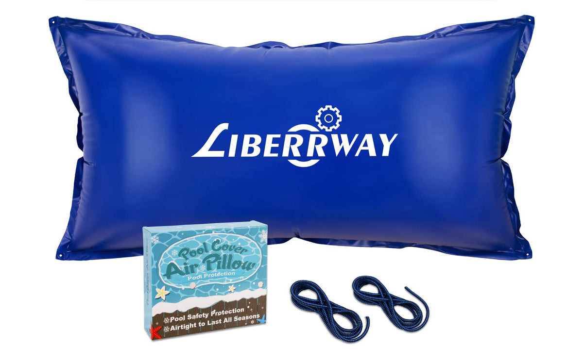 LIBERRWAY front view of pool pillow showing durable design and benefit
