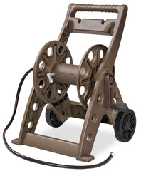 Liberty Garden front view showing bronze cart and hose capacity benefit