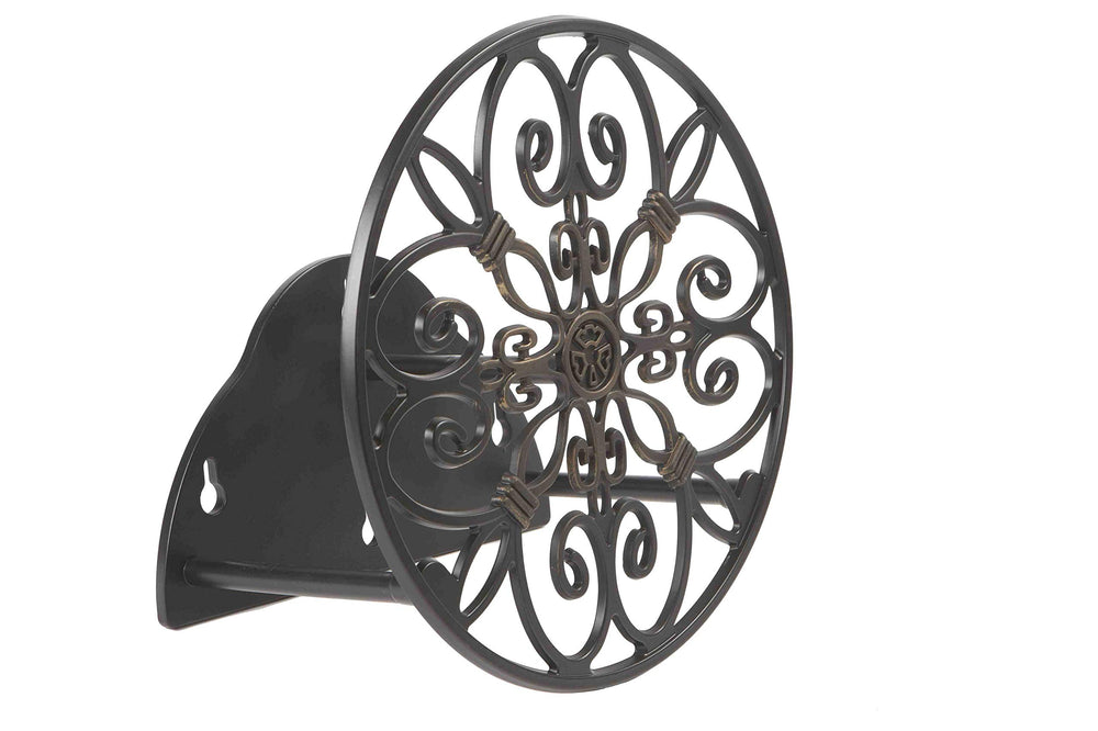 Liberty Garden close-up of cast-aluminum texture shows rust-resistant durable finish