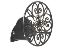 Liberty Garden close-up of cast-aluminum texture shows rust-resistant durable finish