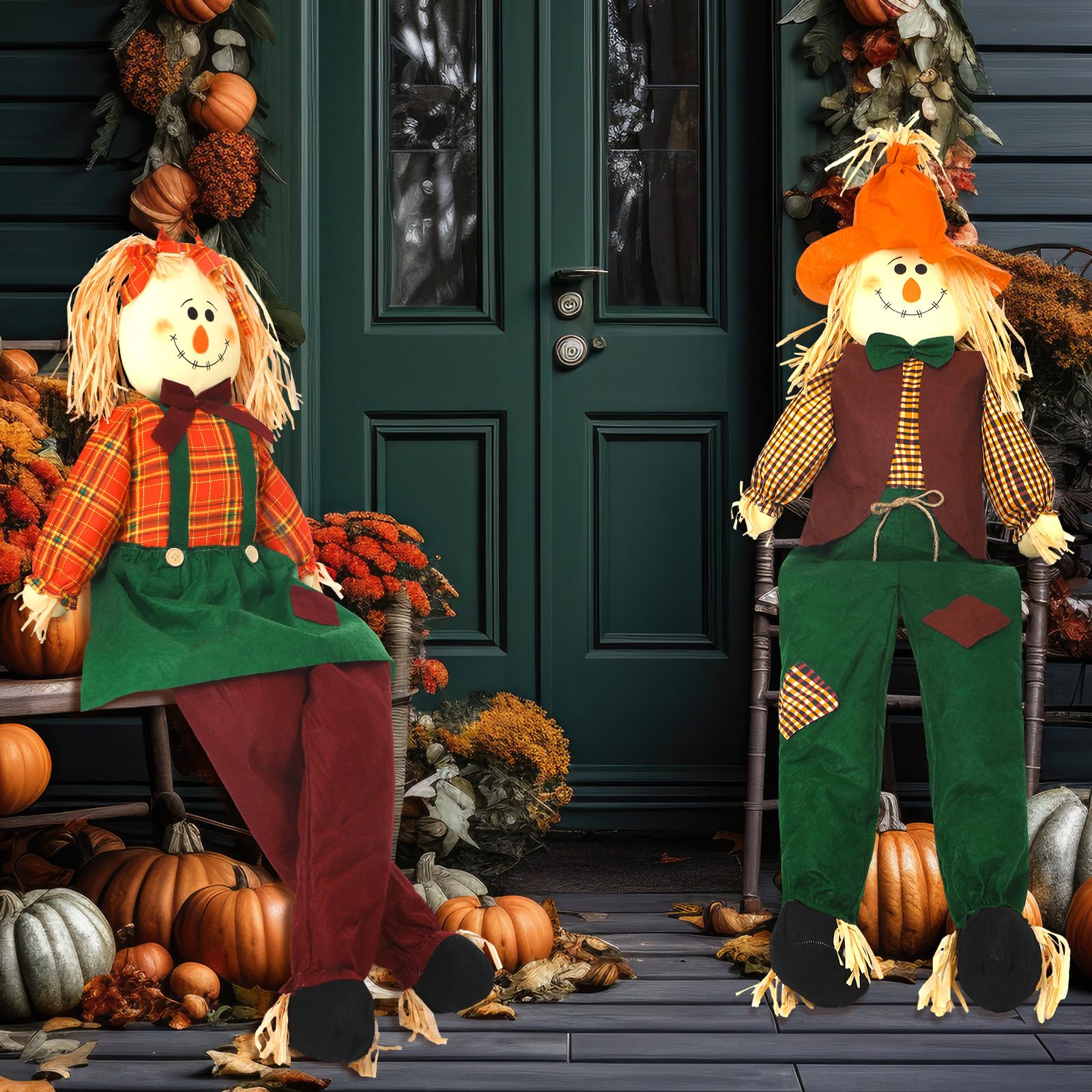 Libima male and female pair details creating festive harvest atmosphere