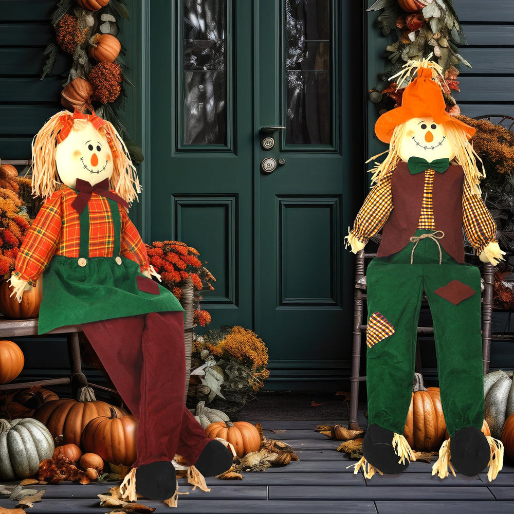 Libima male and female pair details creating festive harvest atmosphere