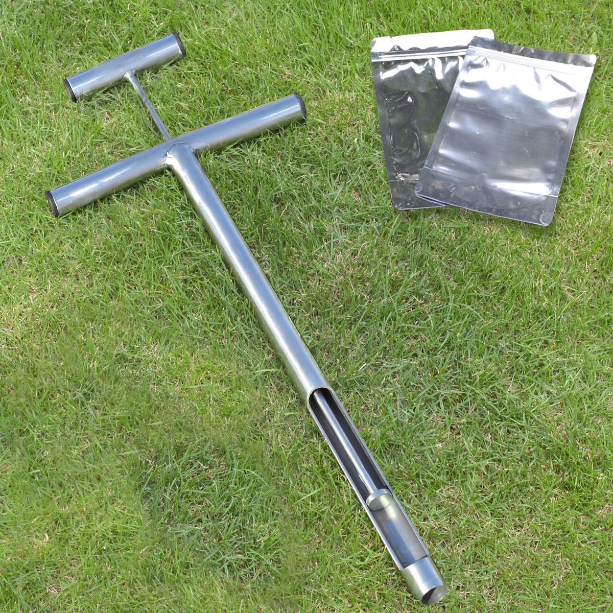 Lichtund front view of full 16-inch probe showing benefits of durable sampling
