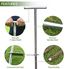 Lichtund foot pedal detail enabling hands-free downward pressure