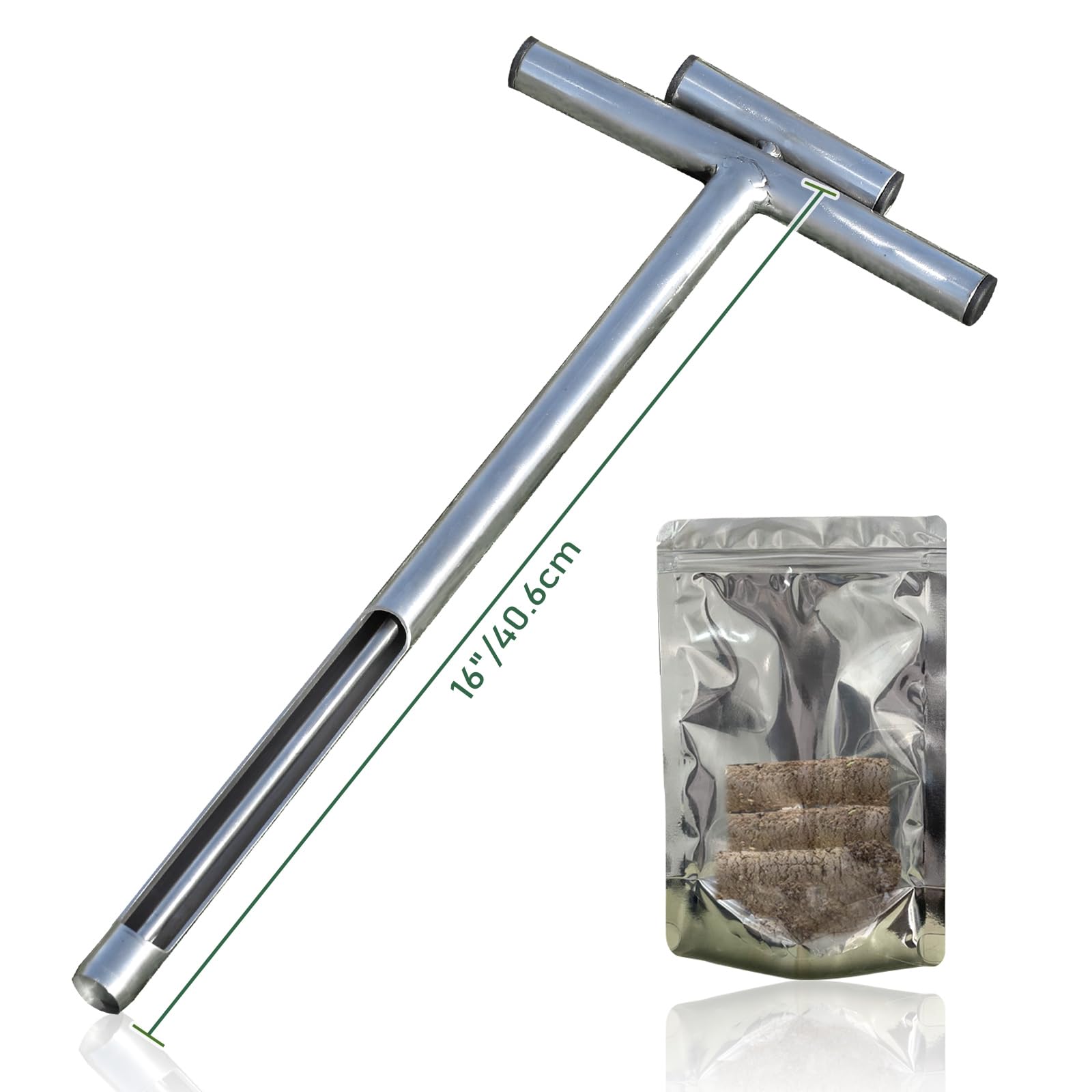 Lichtund T-handle detail providing secure grip for steady cores