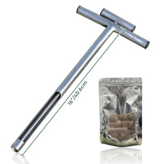 Lichtund T-handle detail providing secure grip for steady cores