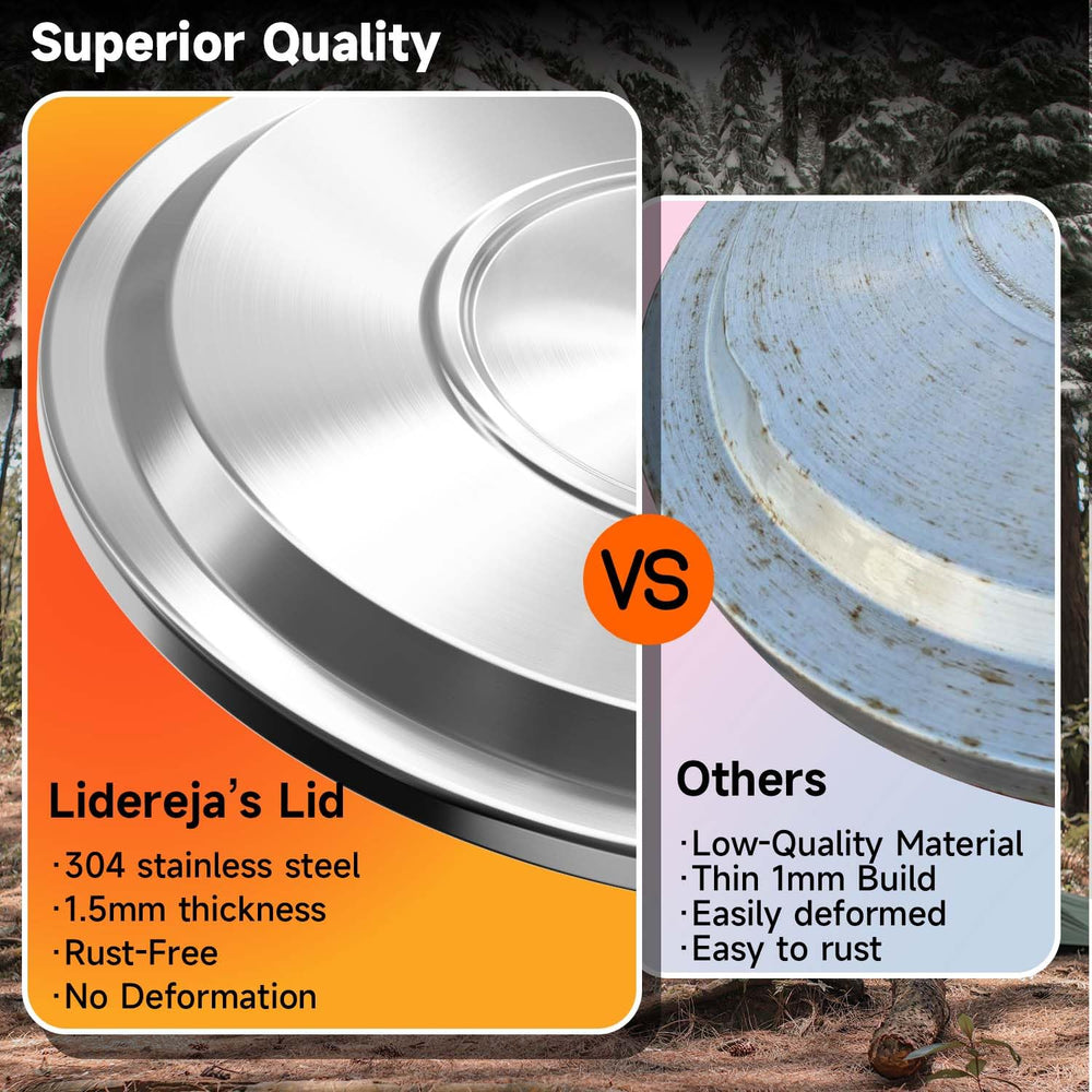 Lidereja lid used as tabletop holding drinks and snacks offering multifunctional use
