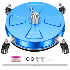 LidoDola front view showing 16-inch cleaner and quick-connect for faster cleaning